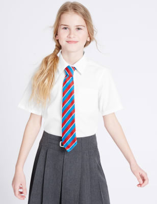 m&s girls school blouses