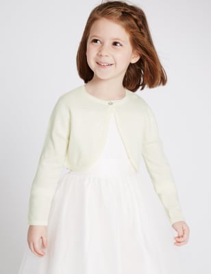 Long Sleeve Bridal Cardigan (1-14 Years)