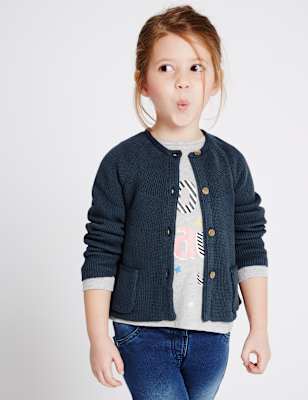 Pure Cotton Cardigan (3 Months - 5 Years)