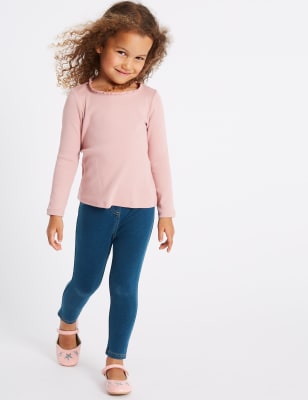 Cotton Jeggings with Stretch (3 Months - 7 Years)