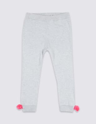 Pure Cotton Knitted Leggings (3 Months - 6 Years)