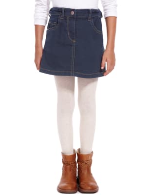 Cotton Rich with Stretch 5 Pockets Denim Skirt (1-7 Years)