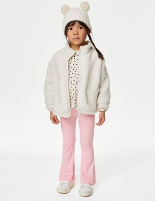 

Girls M&S Collection Cotton Rich Ribbed Flared Leggings (2-8 Yrs) - Light Rose, Light Rose