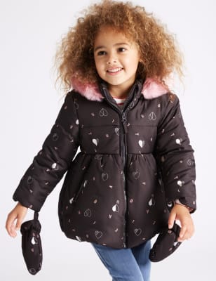 All Over Print Padded Coat with Stormwear&trade; (3 Months - 7 Years)