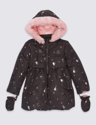 All Over Print Padded Coat with Stormwear&trade; (3 Months - 7 Years)