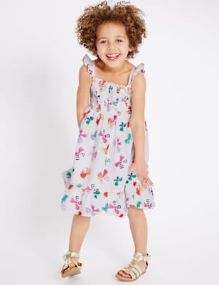 Pure Cotton Dress (3 Months - 5 Years)