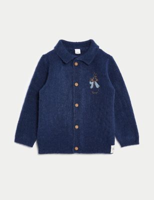 

Boys M&S Collection Peter Rabbit™ Knitted Cardigan (0-3 Yrs) - Navy Mix, Navy Mix