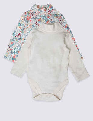 2 pack pure cotton bodysuits