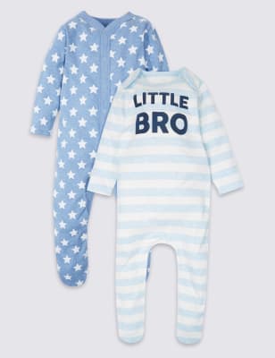 2 pack pure cotton bodysuits