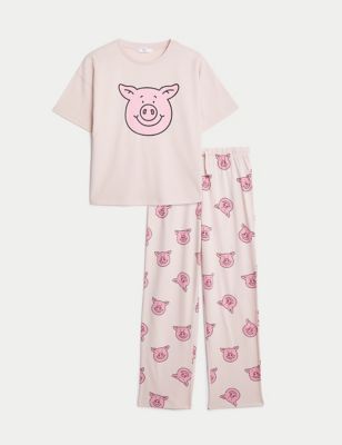 

Girls M&S Collection Percy Pig™ Pyjamas (2-16 Yrs) - Pink, Pink