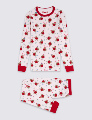 All Over Print Cotton Pyjamas with Stretch (1-16 Years)