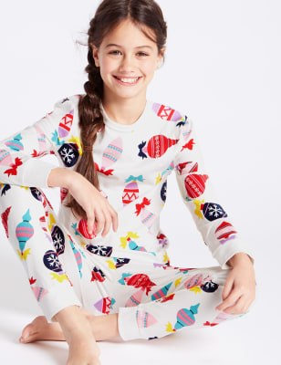 All Over Print Cotton Pyjamas with Stretch (1-16 Years)
