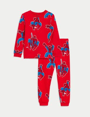 

Boys M&S Collection Spider-Man™ Pyjamas (2-8 Yrs) - Red Mix, Red Mix