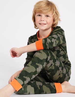 Printed Pyjamas with Stretch (1-16 Years)
