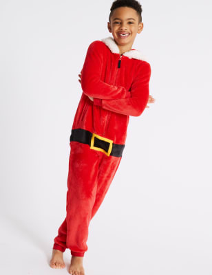 Santa Hooded Onesie (3-16 Years)