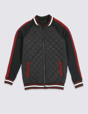 Quilted Zip Through Sweatshirt (3-14 Years)