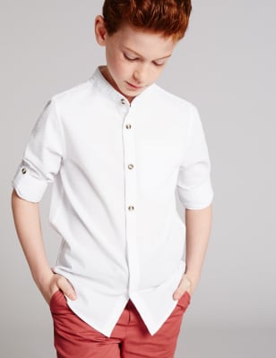 Cotton Blend Shirt (3-14 Years)