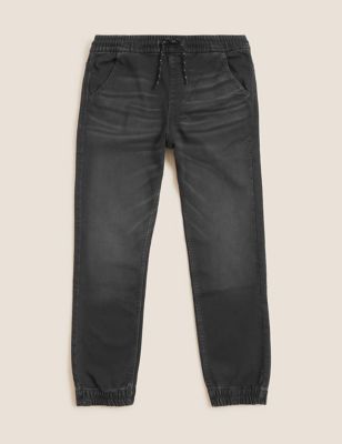 

Boys M&S Collection Denim Jogger Jeans - Nearly Black, Nearly Black