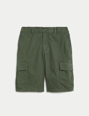 

Boys M&S Collection Pure Cotton Mini Me Cargo Shorts (6-16 Yrs) - Khaki, Khaki