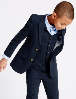 Linen Blend Blazer (3-14 Years)