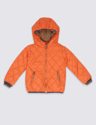 Hooded Neck Quilted Coat with Stormwear&trade; (3 Months - 7 Years)