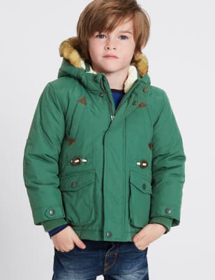 Faux Fur Hooded Parka with Stormwear&trade; (3 Months - 7 Years)