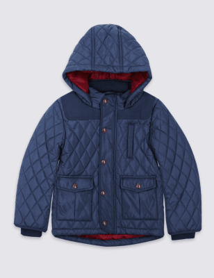 Hooded Neck Quilted Coat with Stormwear&trade; (3 Months - 5 Years)