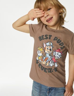 

Boys M&S Collection Pure Cotton PAW Patrol™ T-Shirt (2-8 Yrs) - Calico Mix, Calico Mix