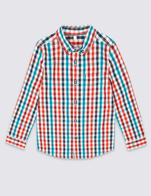 Pure Cotton Checked=