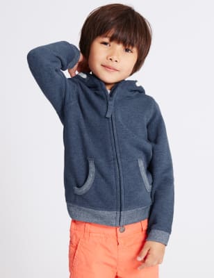 Cotton Rich Hooded Top (3 Months - 5 Years)