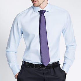 Man wearing blue shirt