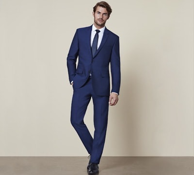 Man wearing tailored suit