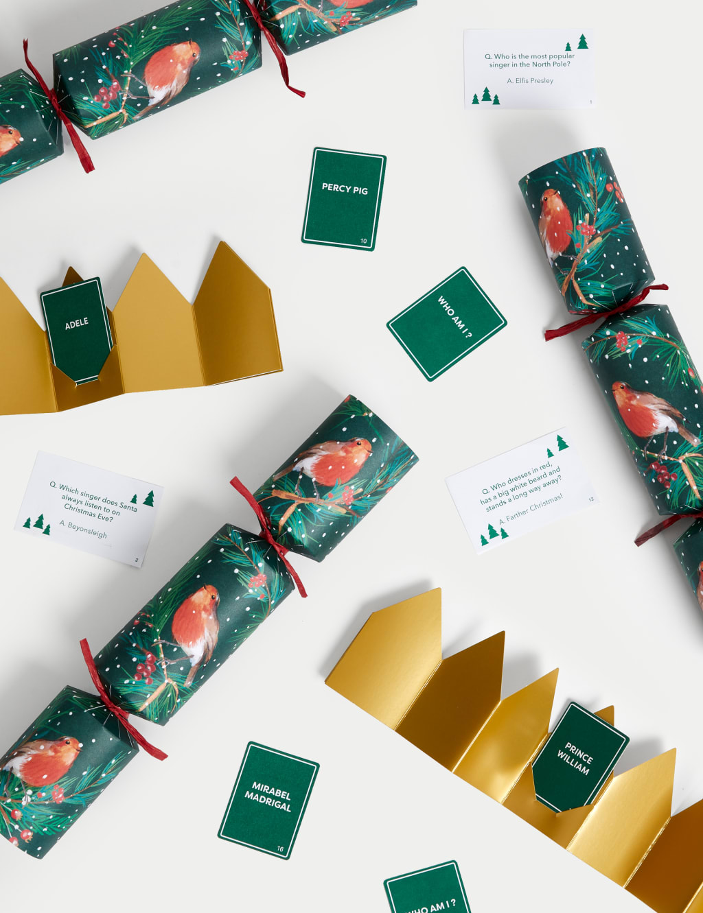'Who Am I?' Christmas Crackers Game M&S