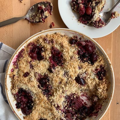 Fruit crumble