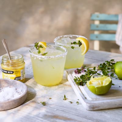 Preserved lemon margarita