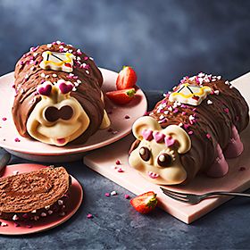 M&S Colin and Connie the Caterpillar cakes