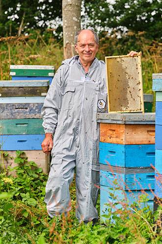 Beekeeper David Wainwright