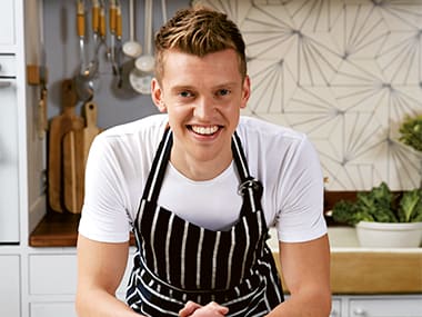Chef Chris Baber in the kitchen