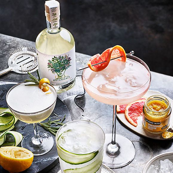 Mocktails and 0% alcohol botanicals