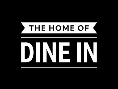 The Home of dine in logo