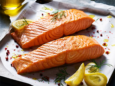 Salmon fillets