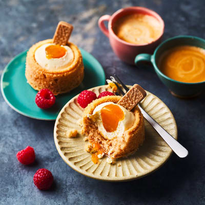 M&S dippy egg desserts