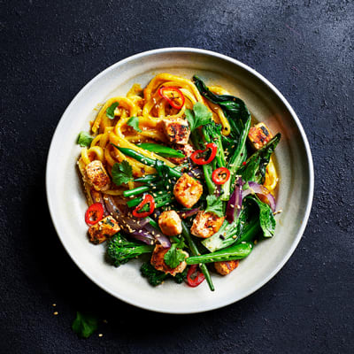 Bowl of veggie stir-fry