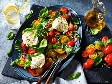 Heritage tomato salad