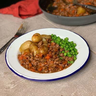 Chris Baber's mince dinner