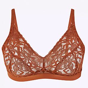 Wild blooms lace non-wired bralet