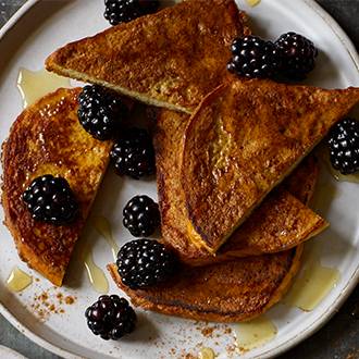 Pumpkin spice French toast