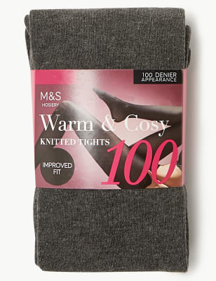 100 Denier Supersoft Opaque Tights, M&S Collection