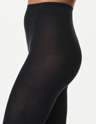 250 Denier Velour Lined Footless Tights