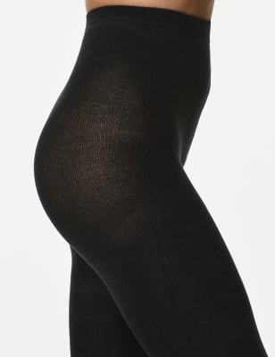 140 Denier Thermal Sheer Fleece Tights, M&S Collection